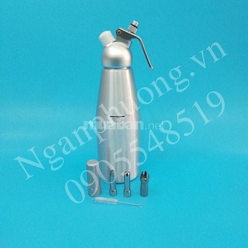 Bình xịt kem - Bình làm nước soda - Phụ kiện bình xịt kem, soda, gas