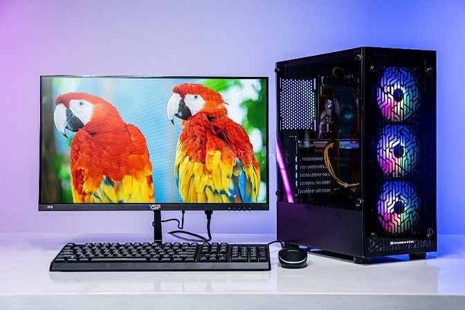 Pc Gaming CPU I3-9100F-RAM 16GB SSD 240GB màn 24inch 7tr9 BH12-24TH