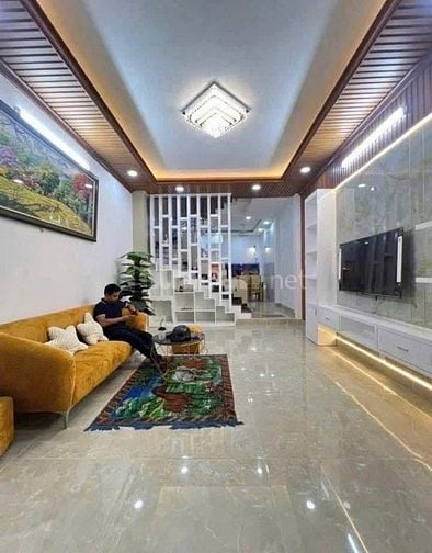 Bán nhà đẹp 3 lầu đường số 14 .Lê văn quới hẻm xe hơi 