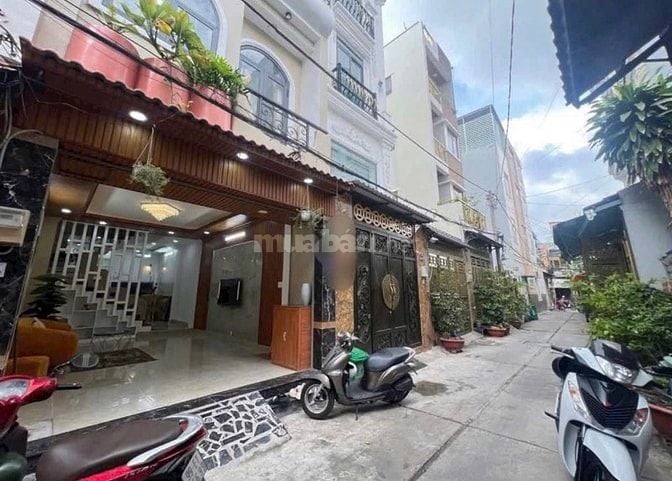 Bán nhà đẹp 3 lầu đường số 14 .Lê văn quới hẻm xe hơi 