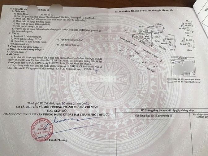 Bán nhà mặt tiền Nguyễn Tư Nghiêm Quận 2 giá 17 tỷ