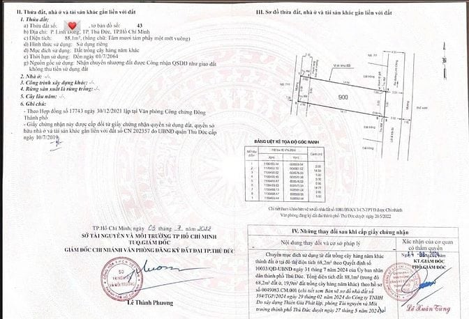 Bán đất chính chủ tại hẻm số 7 Linh Đông, Phường Linh Đông, Tp Thủ Đức