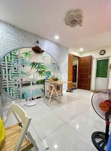 CC Bông Sao B P5 Q8 2PN 56m2  full nội thất gần trường Hoàng Minh Đạo