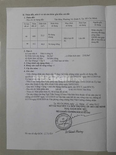 Bán nhà mặt tiền Tân Hóa, P.14, Q.6 giá 10.65 tỷ