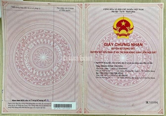 Bán nhà hẻm 4m(XH) Mai Xuân Hưởng, P.4, Q.6 giá 4.1 tỷ