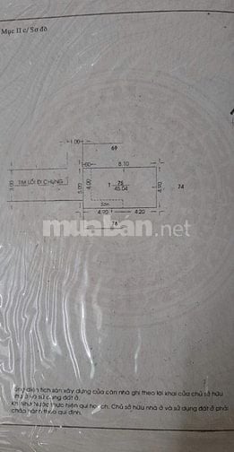 Bán nhà hẻm 3m(BG) Thoại Ngọc Hầu, P.Phú Thạnh, Q.Tân Phú giá 5.8 tỷ