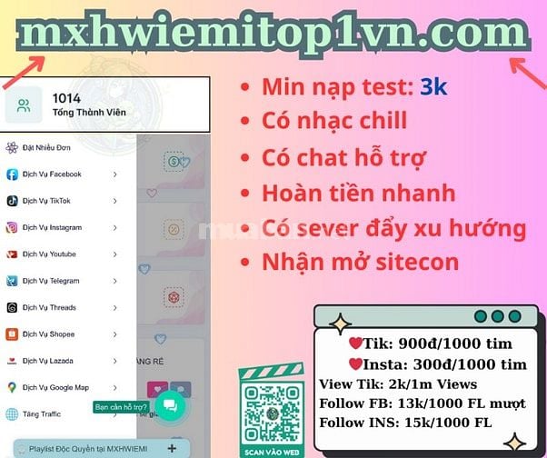 DỊCH VỤ MẠNG XÃ HỘI SIÊU RẺ 2025