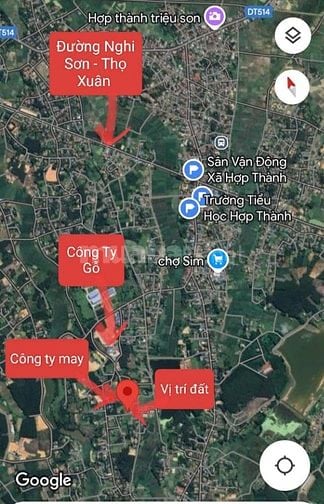 Bán đất Triệu Sơn - Thanh Hóa 160m2 full thổ cư sát công ty, gần khu c