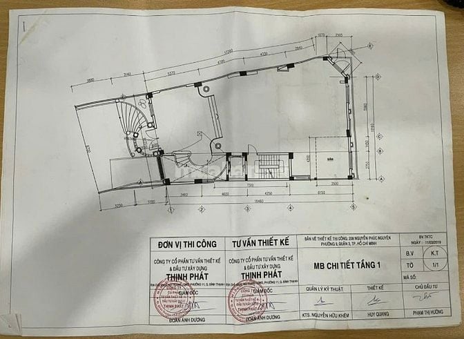 Bán Nhà Mặt Tiền 208 Nguyễn Phúc Nguyên, Phường 09, Quận 3 -  1377m