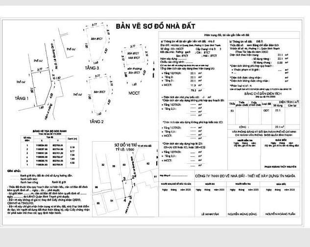 Chính chủ bán nhà 482/28 Lê Quang Định 2.2 tỷ bán vi bằng