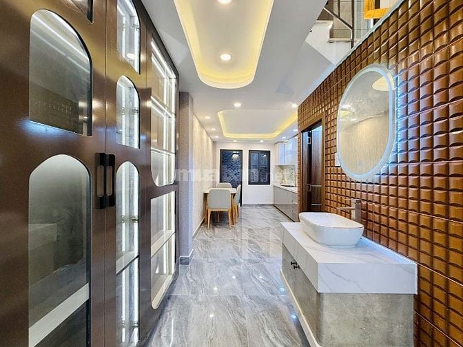 CHÍNH CHỦ BÁN NHÀ 23/PHẠM VĂN CHIÊU MỚI XÂY 3LẦU MỚI ĐẸP FULL NỘI THẤT