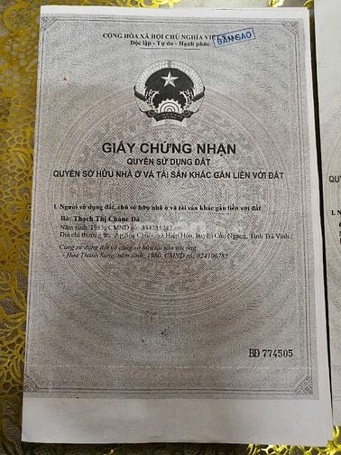 Bán gấp nhà cấp 4,đất dài 50m, đường xe hơi 2 chiều,ngay Trần Văn Giàu