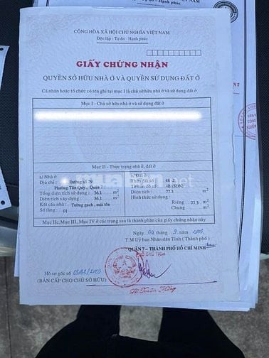 Bán Đất Mặt Tiền đường 79, Tân Quy, Q.7 Tiện xây dựng 77.3m2 chỉ 16tỷ