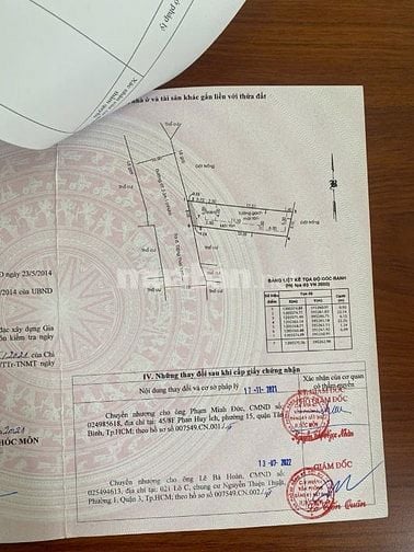 Chính chủ bán nhà mặt đường DDT2-3-1 lộ giới 10m giá có TL
