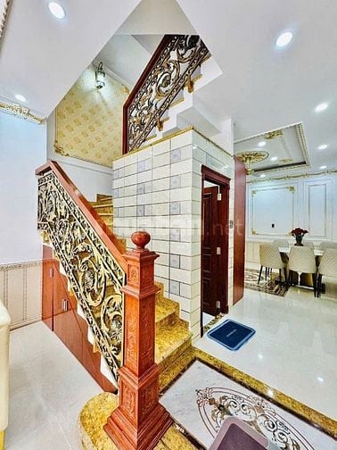 Gần chợ Dương Bá Trạc. Nhà 52m2 Dương Bá Trạc, Q8 xây 1 trệt 3 lầu.