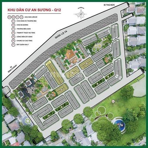 Chỉ 1tỷ550. Sở hữu đất 100m2 Khu dân cư An Sương, đầu tư sinh lời cao