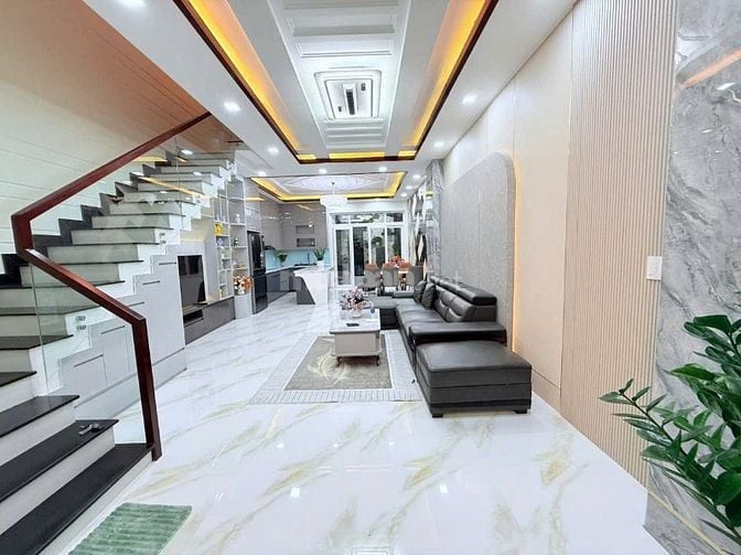 BÁN NHÀ HẺM HUỲNH TẤN PHÁT GÓC 2 MẶT TIỀN, SỔ HỒNG HOÀN CÔNG