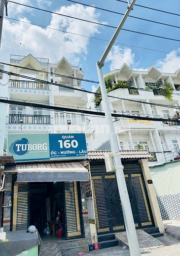 Nhà MT 160 Mễ Cốc p15, 4x21m, nở hậu, 3 Lầu, 4 pn, sổ hồng.