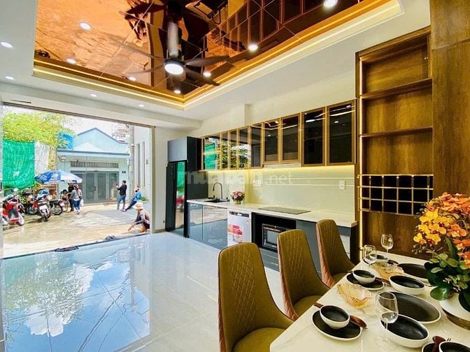 BÁN NHÀ NGỘP 2 MẶT TIỀN HẺM ÔTÔ 1T3L NGUYỄN ĐÌNH CHIỂU P4 PHÚ NHUẬN