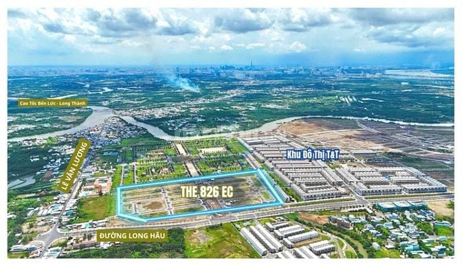ĐẤT NỀN SỔ ĐỎ MẶT TIỀN ĐƯỜNG LONG HẬU, LIỀN KỀ KCN LONG HẬU, NHÀ BÈ