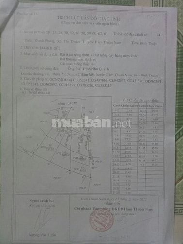 Bán đất ven biển Bình Thuận sổ cá nhân