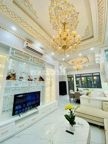 Bán biệt thự 4 tầng đường nhựa 7m xe hơi quay đầu ngủ trong nhà.