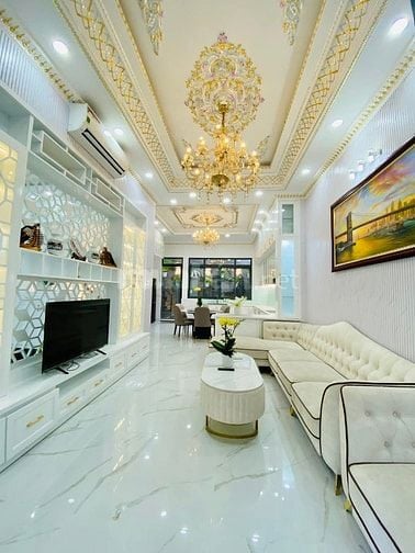 Bán biệt thự 4 tầng đường nhựa 7m xe hơi quay đầu ngủ trong nhà.