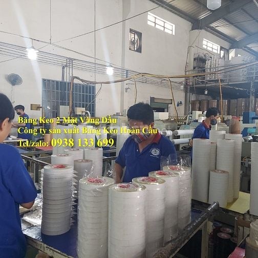 BĂNG KEO 2 MẶT VÀNG DẦU - CHUYÊN SX ĐỦ QUY CÁCH