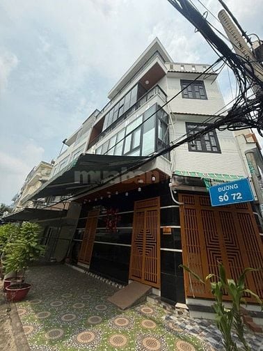 Bán nhà Góc 2MT KDC Bình Phú P10 Q6, 3.5 tấm