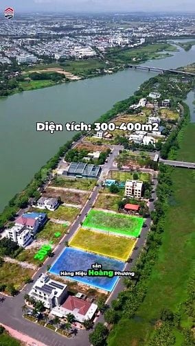 BÁN LÔ BIỆT THỰ MẶT TIỀN SÔNG TẠI ĐÀ NẴNG 450M2 GIÁ TỐT NHẤT
