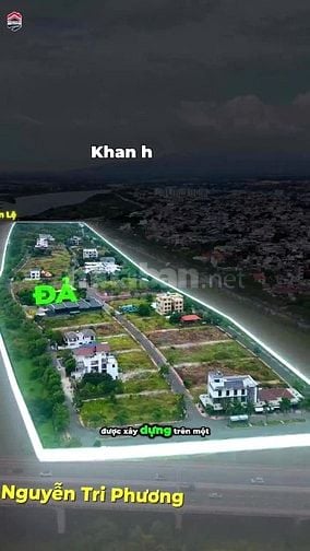 BÁN LÔ BIỆT THỰ MẶT TIỀN SÔNG TẠI ĐÀ NẴNG 450M2 GIÁ TỐT NHẤT