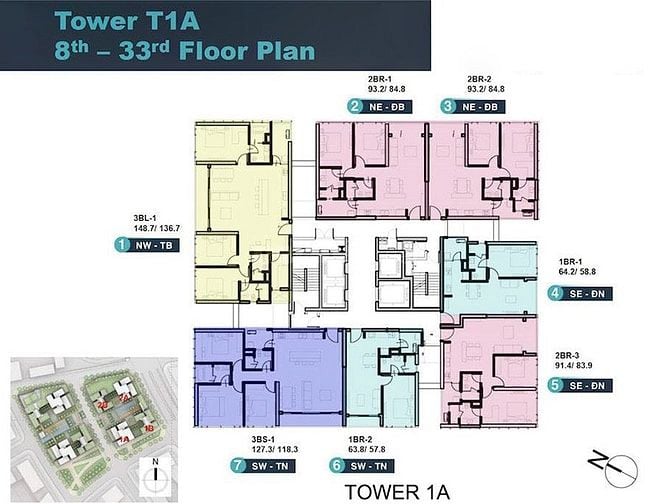 Bán Căn hộ tại Empire City Thủ Thiêm tầng trung gồm 3 phòng ngủ 127m2