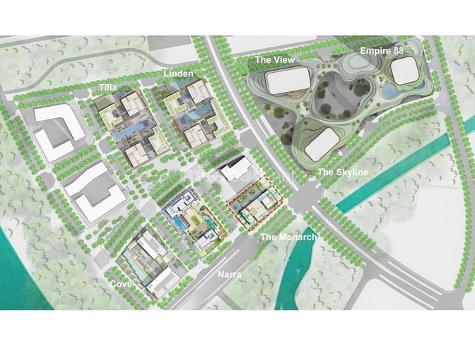 Bán Căn hộ tại Empire City Thủ Thiêm tầng trung gồm 3 phòng ngủ 127m2
