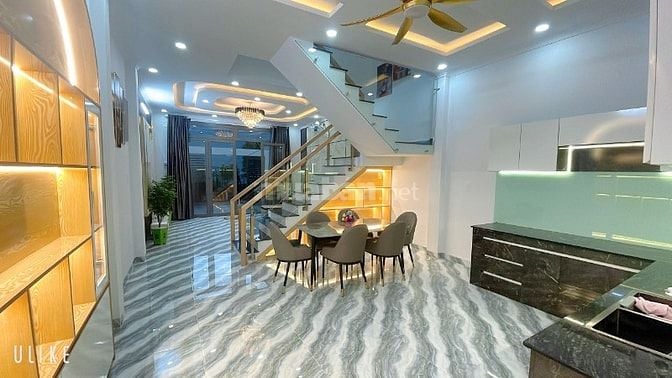 hà phố đường Đinh Đức Thiện, Cách Chợ Bình Chánh, Quốc Lộ 1A : 3,8 km,
