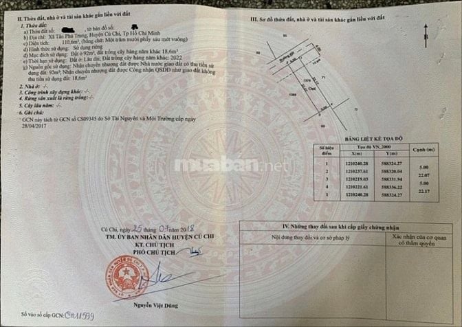 NHÀ MỚI XÂY (110,6m2) CỦ CHI - GIÁ CHỈ TỪ 875tr