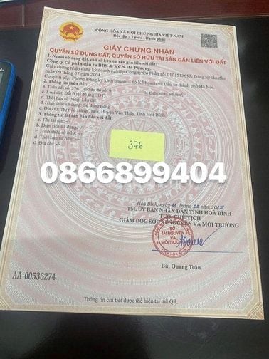 86 lô đất WINSTAR Thị trấn Hàng Trạm- Hoà Bình -sẵn sổ đỏ pháp lý #1tỷ