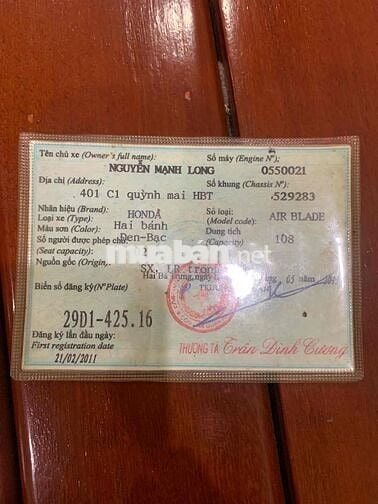 Mình lên đời bán AIRBLADE 2011 Fi nguyên bản đi êm