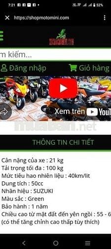 Cào cào xăng pha nhớt cho trẻ