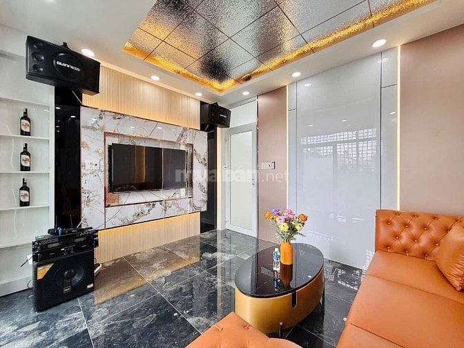 Nhà tuyệt đẹp 4 Lầu CAO CẤP hẻm xe hơi Lê Văn Thọ, P9, Q.Gò Vấp, vào ở