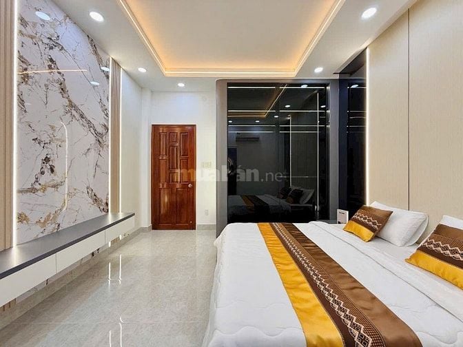 Nhà tuyệt đẹp 4 Lầu CAO CẤP hẻm xe hơi Lê Văn Thọ, P9, Q.Gò Vấp, vào ở