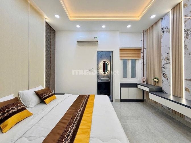 Nhà tuyệt đẹp 4 Lầu CAO CẤP hẻm xe hơi Lê Văn Thọ, P9, Q.Gò Vấp, vào ở