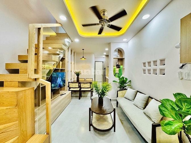 Nhà tuyệt đẹp CAO CẤP góc 2 mặt hẻm Quốc Lộ 13, P26, Q.Bình Thạnh.
