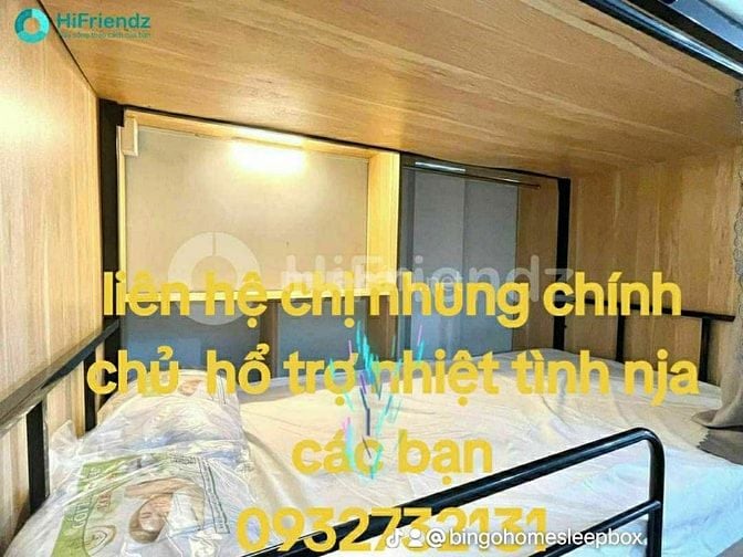 Cho thuê sleepbox.ký túc xá .ở ghép, giá rẻ ,gần bến xe q8