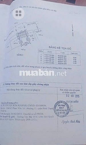 Bán nhà hxh 2 lầu ngay nhà thờ BẾN HẢI p5 Gò Vấp, 2 lầu hxh 