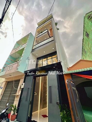 NHÀ BÌNH TÂN (4M x 21M) NGAY KHU TÊN LỬA. CÓ THANG MÁY 450KG. ĐƯỜNG 6M