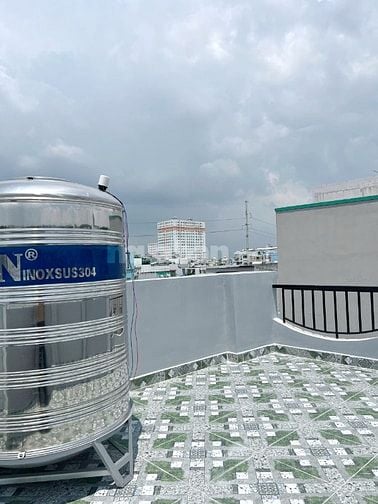 Nhà góc mới 4 tầng hẻm 4m đường Bông Sao P5Q8. Giá: 3.88 tỷ