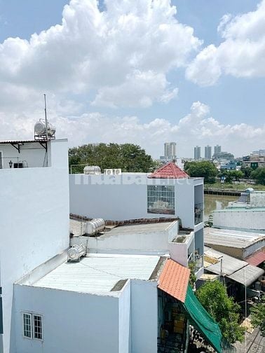 Nhà góc mới 4 tầng hẻm 4m đường Bông Sao P5Q8. Giá: 3.88 tỷ
