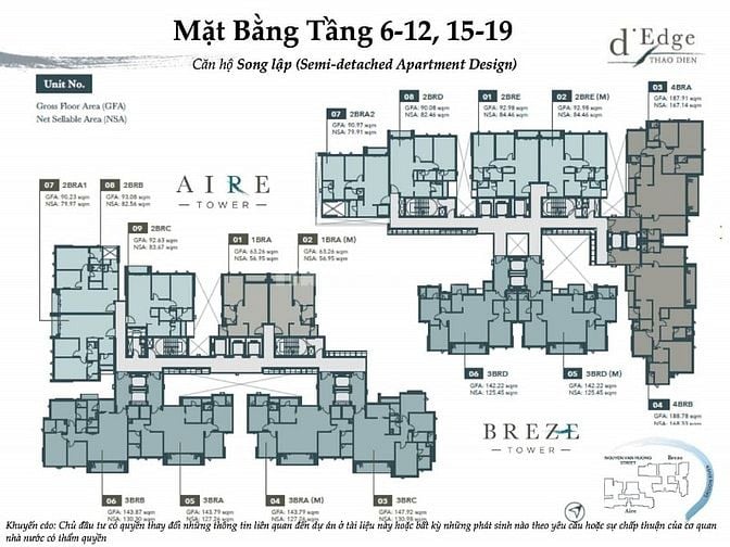 Bán hoặc cho thuê Căn hộ tại D'Edge Thảo Điền 2 phòng ngủ 92m2