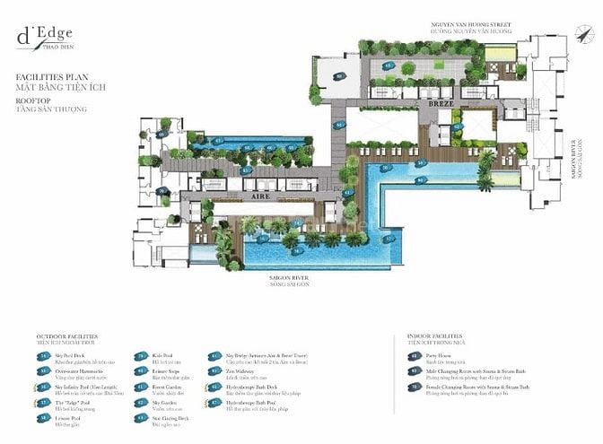 Bán hoặc cho thuê Căn hộ tại D'Edge Thảo Điền 2 phòng ngủ 92m2