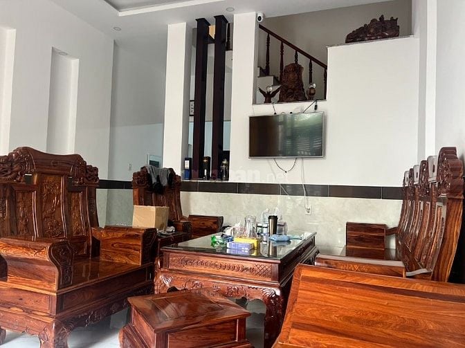 Bán nhà1 lầu shr mặt tiền nhựa Nguyễn Thị Nghé, Thới Tam Thôn Hóc Môn